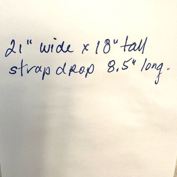 Timi & Leslie Canvas Double Strap Tip Top Happy Moms Cream Tote Bag Size Large - Picture 6 of 6